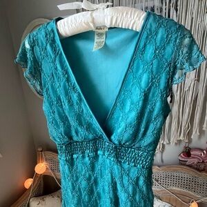 Vintage y2k gorgeous mermaidcore blouse